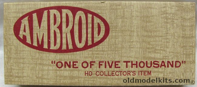 Ambroid 1/87 B & O Baltimore & Ohio Cushion Coil Car - HO Craftsman Kit, 7 plastic model kit